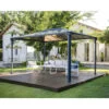 Pergola Aluminium Et Polycarbonate 430x295,5cm Martinique 4300 Palram - Canopia