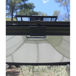 Pergola Autoportante 300x360cm En Aluminium Avec Rideaux Latéraux Et Toile De Toit - OPALE - Couleurs Du Monde -Outdoor Soldes pergola autoportante 300x360cm en aluminium avec rideaux lateraux et toile de toit opale couleurs du monde 4