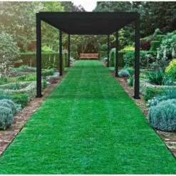 Pergola Bioclimatique Autoportante En Alu Anthracite 3x6m Ombrea -Outdoor Soldes pergola bioclimatique autoportante en alu anthracite 3x6m ombrea 2