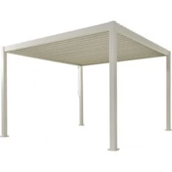 Pergola Bioclimatique Autoportante En Alu Blanc 3x3m Ombrea 10 Pergola Bioclimatique Autoportante En Alu Blanc 3x3m Ombrea -Outdoor Soldes pergola bioclimatique autoportante en alu blanc 3x3m ombrea 4