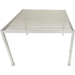 Pergola Bioclimatique Autoportante En Alu Blanc 3x3m Ombrea 11 Pergola Bioclimatique Autoportante En Alu Blanc 3x3m Ombrea -Outdoor Soldes pergola bioclimatique autoportante en alu blanc 3x3m ombrea 5
