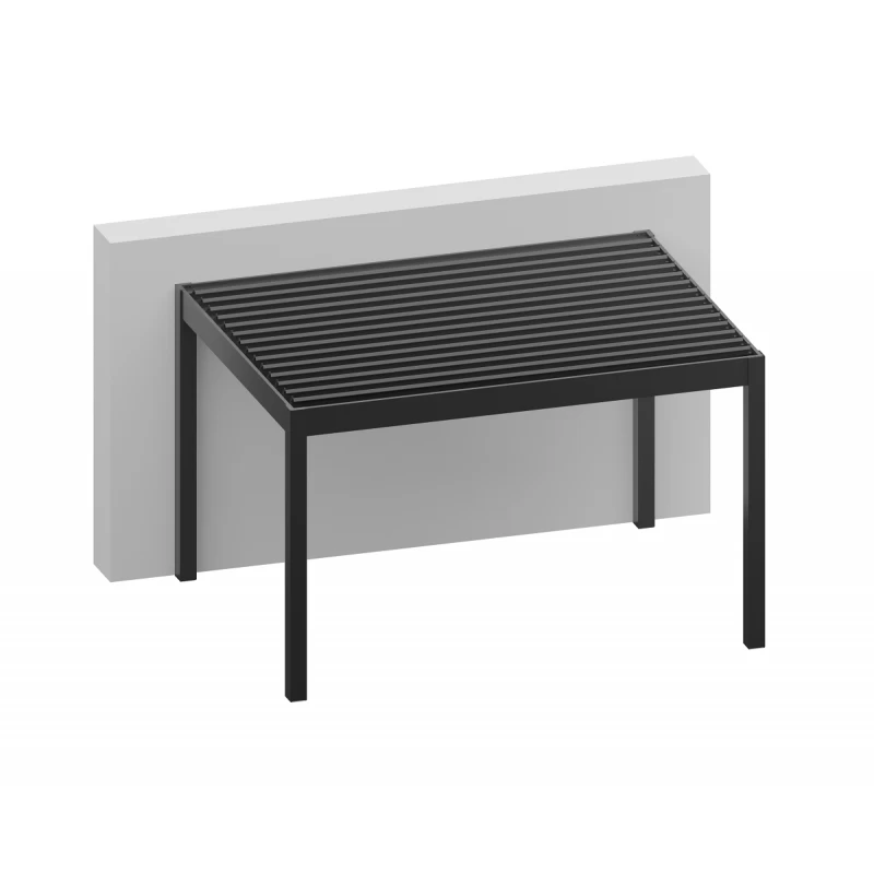 Pergola Bioclimatique En Aluminium Gris Anthracite 400x400cm Avec Lames Grises APOLO - GardenGate 1 Pergola Bioclimatique En Aluminium Gris Anthracite 400x400cm Avec Lames Grises APOLO - GardenGate