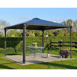 Pérgola De Aluminio Y Policarbonato 360x360cm Palermo™ 3600 - Canopia