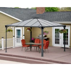 Pérgola De Aluminio Y Policarbonato 360x360cm Palermo™ 3600 - Canopia 10 Pérgola De Aluminio Y Policarbonato 360x360cm Palermo™ 3600 - Canopia -Outdoor Soldes pergola en aluminium et polycarbonate 360x360cm palermo 3600 canopia 4