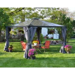 Pérgola De Aluminio Y Policarbonato 360x360cm Palermo™ 3600 - Canopia 11 Pérgola De Aluminio Y Policarbonato 360x360cm Palermo™ 3600 - Canopia -Outdoor Soldes pergola en aluminium et polycarbonate 360x360cm palermo 3600 canopia 5