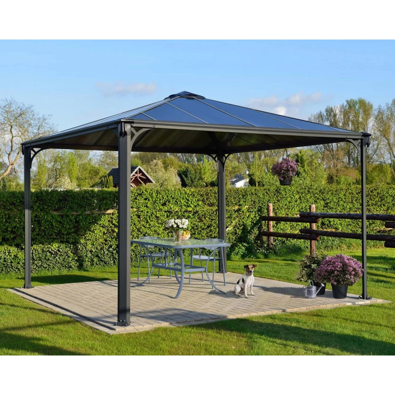 Pérgola De Aluminio Y Policarbonato 360x360cm Palermo™ 3600 - Canopia 1 Pérgola De Aluminio Y Policarbonato 360x360cm Palermo™ 3600 - Canopia