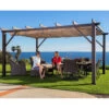 Pergola En Aluminium Marron Foncé 576x311,5cm Modena – PARAGON OUTDOOR