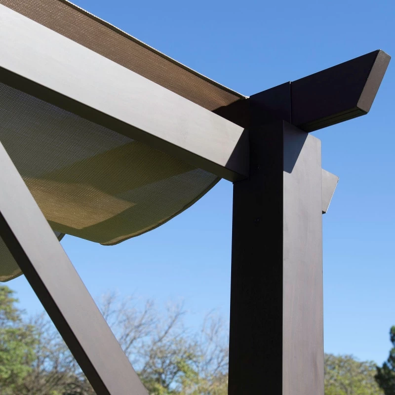 Pergola En Aluminium Marron Foncé 576x311,5cm Modena – PARAGON OUTDOOR 4 Pergola En Aluminium Marron Foncé 576x311,5cm Modena – PARAGON OUTDOOR – Image 4