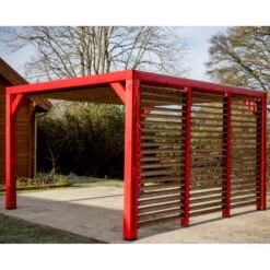Pergola THERMAUVENT 10,67m² Toiture Et Paroi Avec Ventelles HABRITA -Outdoor Soldes pergola thermauvent 1067m toiture et paroi avec ventelles habrita 3