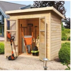Petit Abri De Jardin En Bois 3,26m² Merseburg 3 - Karibu -Outdoor Soldes petit abri de jardin en bois 326m merseburg 3 karibu 2