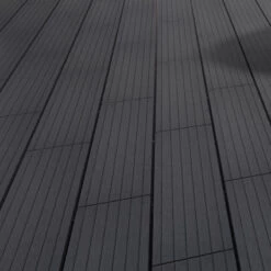 Plancher En Bois Composite - Lot De 0,6m² - Lames Clipsables - Gris - Compolife -Outdoor Soldes plancher en bois composite lot de 06m lames clipsables gris compolife 4