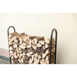 Porte-bûches 120cm En Acier Capacité De Charge De 500kg Avec Couverture - Shelter Logic -Outdoor Soldes porte buches 120cm en acier capacite de charge de 500kg avec couverture shelter logic 4