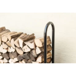 Porte-bûches 120cm En Acier Capacité De Charge De 500kg Avec Couverture - Shelter Logic -Outdoor Soldes porte buches 120cm en acier capacite de charge de 500kg avec couverture shelter logic 5