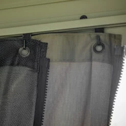 Rideaux Occultants En Polyester Champagne Pour Pergola Messina 10x12 - SOJAG -Outdoor Soldes rideaux occultants en polyester champagne pour pergola messina 10x12 sojag 1 5