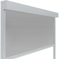 Store Avec Cadre Latéral Gris Clair 370cm Pour Pergola Bioclimatique En Aluminium X-METAL -Outdoor Soldes store avec cadre lateral gris clair 370cm pour pergola bioclimatique en aluminium x metal 2