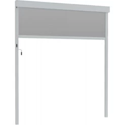 Store Avec Cadre Latéral Gris Clair 370cm Pour Pergola Bioclimatique En Aluminium X-METAL -Outdoor Soldes store avec cadre lateral gris clair 370cm pour pergola bioclimatique en aluminium x metal 4