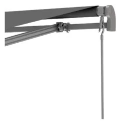 Store Banne Manuel 350x250cm EASY Toile Polyester Grise - X-METAL -Outdoor Soldes store banne manuel 350x250cm easy toile polyester grise x metal 4