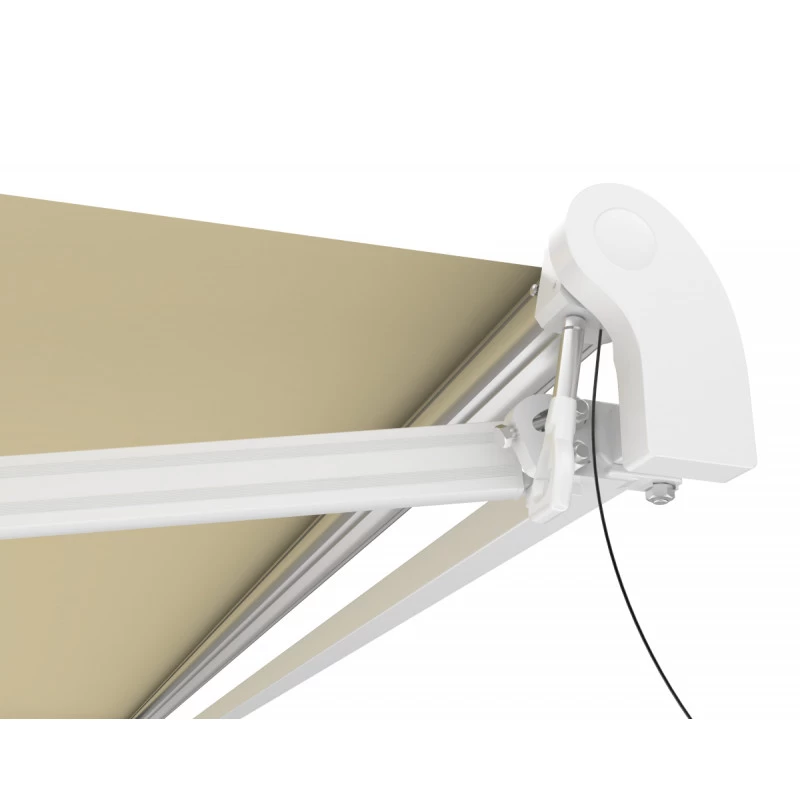 Store Banne Motorisé 350x250cm EASY Toile Polyester Beige - X-METAL 5 Store Banne Motorisé 350x250cm EASY Toile Polyester Beige - X-METAL – Image 5
