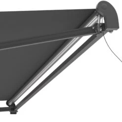 Store Banne Motorisé 395x300cm EASY Toile Polyester Grise - X-METAL -Outdoor Soldes store banne motorise 395x300cm easy toile polyester grise x metal 5