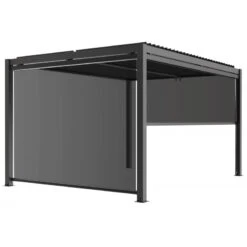 Store Latéral Anthracite 270cm Pour Pergola Bioclimatique En Aluminium X-METAL