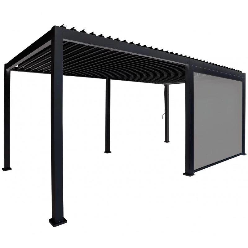 Store Latéral Anthracite 300cm Pour Pergola Bioclimatique En Alu Ombrea 6 Store Latéral Anthracite 300cm Pour Pergola Bioclimatique En Alu Ombrea – Image 6