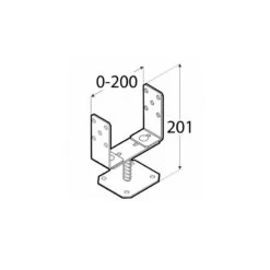 Support Surélevé Pour Pergolas En Bois Lamellé-collé Avec Poteaux Entre 70mm Et 140mm - Maderland -Outdoor Soldes support sureleve pour pergolas en bois lamelle colle avec poteaux entre 70mm et 140mm maderland 2
