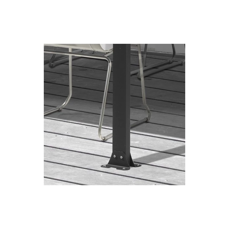 Toit De Terrasse 12,83m² Aluminium Anthracite Et Polycarbonate Habrita 5 Toit De Terrasse 12,83m² Aluminium Anthracite Et Polycarbonate Habrita – Image 5