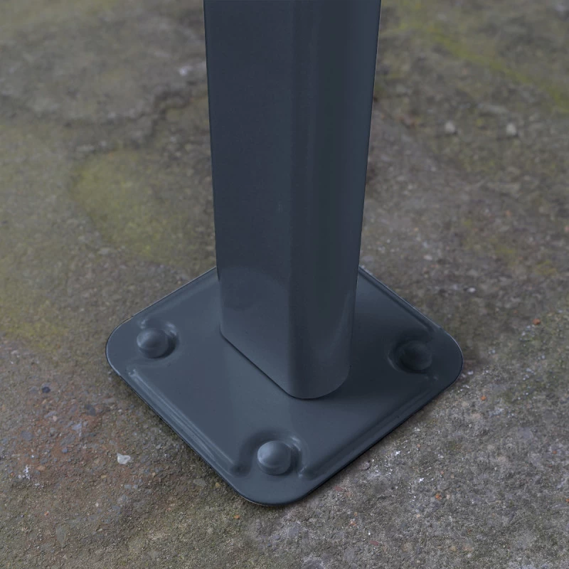 Toit De Terrasse 295x924cm En Aluminium Gris Et Polycarbonate 6mm SIERRA - Canopia By Palram 6 Toit De Terrasse 295x924cm En Aluminium Gris Et Polycarbonate 6mm SIERRA - Canopia By Palram – Image 6