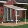 Toit De Terrasse En Alu Blanc 3x3,05m Et PC 16mm Olympia - Palram - Canopia