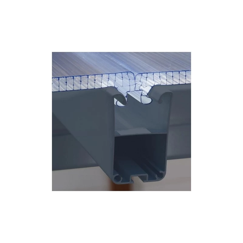 Toit De Terrasse 300x400cm En Alu Gris Anthracite Et Polycarbonate 8mm PATIO 4 Toit De Terrasse 300x400cm En Alu Gris Anthracite Et Polycarbonate 8mm PATIO – Image 4