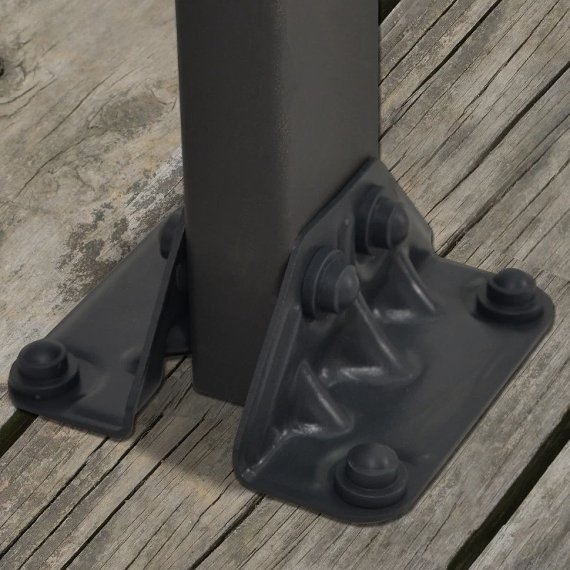 Toit De Terrasse 300x1156cm En Aluminium Gris Et Polycarbonate 8mm FERIA - Canopia By Palram 3 Toit De Terrasse 300x1156cm En Aluminium Gris Et Polycarbonate 8mm FERIA - Canopia By Palram – Image 3