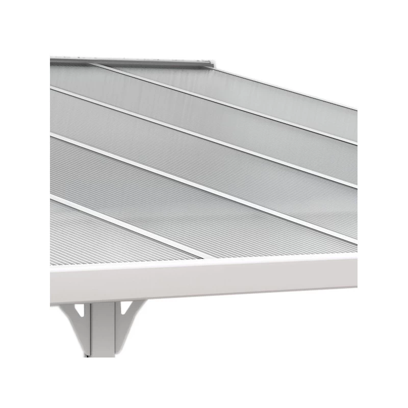 Toit De Terrasse Ajustable En Aluminium Laqué Blanc 3,05x3,14m X-METAL 3 Toit De Terrasse Ajustable En Aluminium Laqué Blanc 3,05x3,14m X-METAL – Image 3