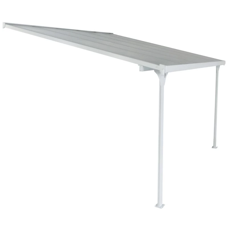 Toit De Terrasse Ajustable En Aluminium Laqué Blanc 3,05x3,14m X-METAL 4 Toit De Terrasse Ajustable En Aluminium Laqué Blanc 3,05x3,14m X-METAL – Image 4