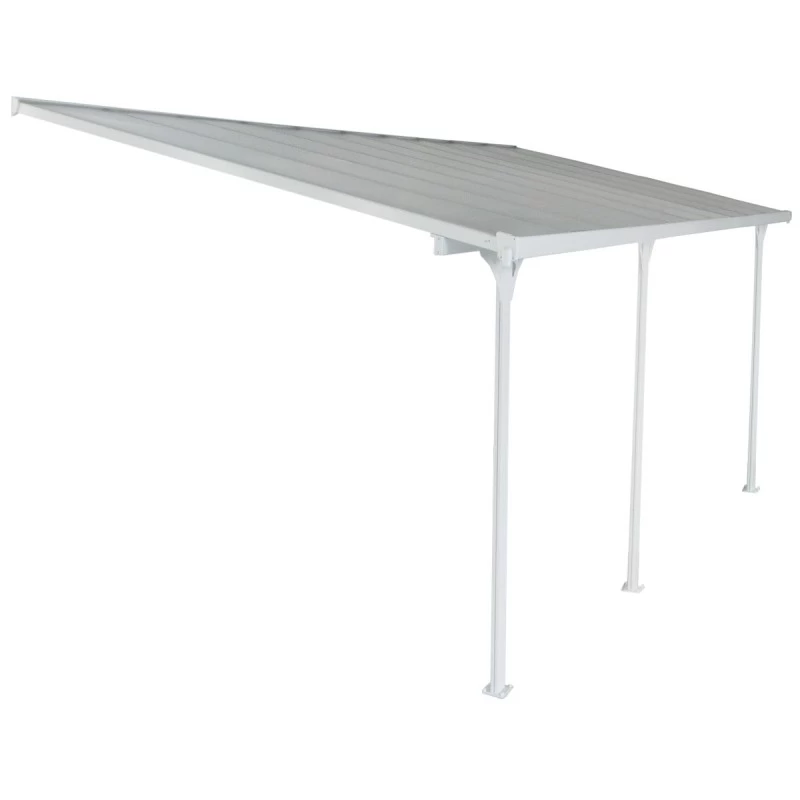 Toit De Terrasse Ajustable En Aluminium Laqué Blanc 3,05x6,18m X-METAL 5 Toit De Terrasse Ajustable En Aluminium Laqué Blanc 3,05x6,18m X-METAL – Image 5