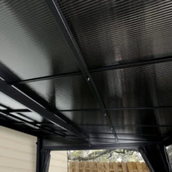 Tonnelle Adossée St. Barth 363x298cm En Aluminium Et Polycarbonate 8mm - SOJAG -Outdoor Soldes tonnelle adossee st barth 363x298cm en aluminium et polycarbonate 8mm sojag 2