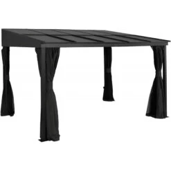 Tonnelle Adossée St. Barth 363x298cm En Aluminium Et Polycarbonate 8mm - SOJAG -Outdoor Soldes tonnelle adossee st barth 363x298cm en aluminium et polycarbonate 8mm sojag 3