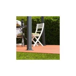 Tonnelle De Jardin 3x3m En Alu Gris Anthracite Et Polycarbonate -Outdoor Soldes tonnelle de jardin 3x3m en alu gris anthracite et polycarbonate 4