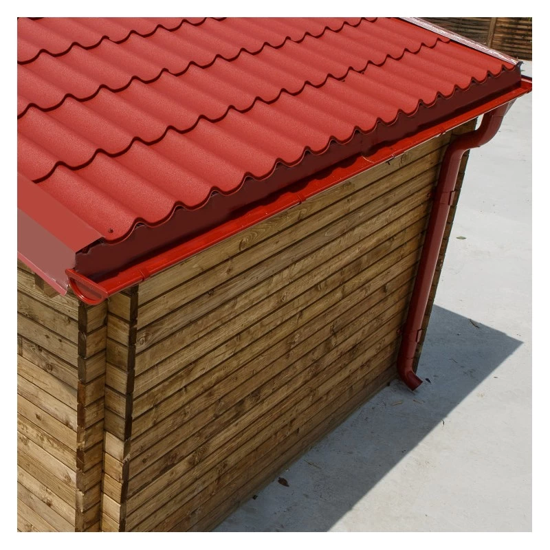 Tuiles Métalliques Rouges - Pack Prêt à La Pose Pour Abri Gardy Shelter 16m² 1 Tuiles Métalliques Rouges - Pack Prêt à La Pose Pour Abri Gardy Shelter 16m²