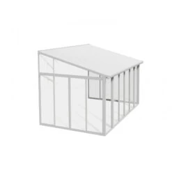 Outdoor Soldes -Outdoor Soldes veranda 300x425cm en alu blanc et polycarbonate 8mm sanremo 1