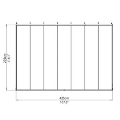Véranda 300x425cm En Alu Blanc Et Polycarbonate 8mm Sanremo - Palram - Canopia 8 Véranda 300x425cm En Alu Blanc Et Polycarbonate 8mm Sanremo - Palram - Canopia -Outdoor Soldes veranda 300x425cm en alu blanc et polycarbonate 8mm sanremo 2