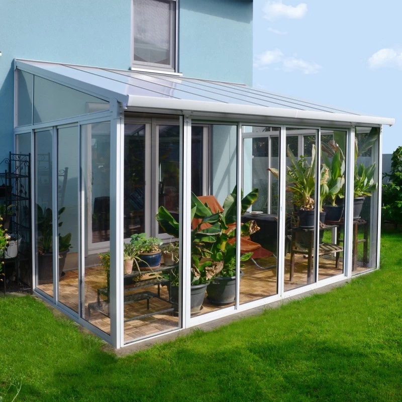 Véranda 300x425cm En Alu Blanc Et Polycarbonate 8mm Sanremo - Palram - Canopia 1 Véranda 300x425cm En Alu Blanc Et Polycarbonate 8mm Sanremo - Palram - Canopia