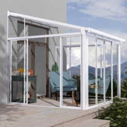 Véranda 300x305cm En Aluminium Blanc Et Polycarbonate 8mm Sanremo - Canopia By Palram 9 Véranda 300x305cm En Aluminium Blanc Et Polycarbonate 8mm Sanremo - Canopia By Palram -Outdoor Soldes veranda 300x425cm en aluminium blanc et polycarbonate 8mm sanremo palram canopia 3