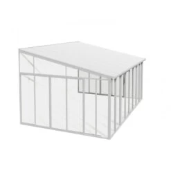 Véranda 400x425cm En Alu Blanc Et Polycarbonate 8mm Sanremo - Palram - Canopia 8 Véranda 400x425cm En Alu Blanc Et Polycarbonate 8mm Sanremo - Palram - Canopia -Outdoor Soldes veranda 400x425cm en alu blanc et polycarbonate 8mm sanremo palram 2
