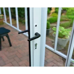 Véranda En PVC Et Polycarbonate Transparent 200x448cm Sun Room - Canopia By Palram -Outdoor Soldes veranda en pvc et polycarbonate transparent 200x448cm sun room rion 4