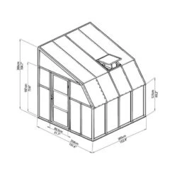 Véranda En PVC Et Polycarbonate Transparent 258x260cm Sun Room - Canopia By Palram 11 Véranda En PVC Et Polycarbonate Transparent 258x260cm Sun Room - Canopia By Palram -Outdoor Soldes veranda en pvc et polycarbonate transparent 258x260cm sun room rion 5