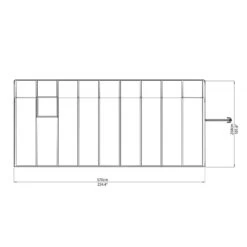 Véranda En PVC Et Polycarbonate Transparent 258x570cm Sun Room - Canopia By Palram -Outdoor Soldes veranda en pvc et polycarbonate transparent 258x570cm sun room rion 5