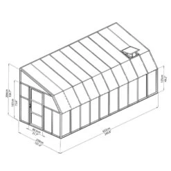 Véranda En PVC Et Polycarbonate Transparent 258x632cm Sun Room - Canopia By Palram 10 Véranda En PVC Et Polycarbonate Transparent 258x632cm Sun Room - Canopia By Palram -Outdoor Soldes veranda en pvc et polycarbonate transparent 258x632cm sun room rion 4