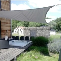 Voile D'ombrage Carrée Coolfit 360x360cm Anthracite – NESLING