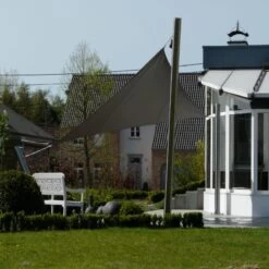 Voile D'ombrage Triangle Coolfit 360x360x360cm Anthracite - NESLING -Outdoor Soldes voile d ombrage triangle coolfit 360x360x360cm anthracite nesling 2