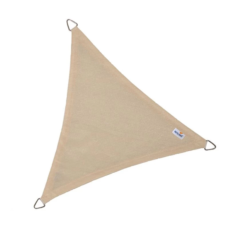 Voile D'ombrage Triangle Coolfit 360x360x360cm Crème - NESLING 2 Voile D'ombrage Triangle Coolfit 360x360x360cm Crème - NESLING – Image 2